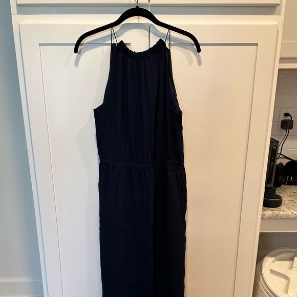 Madewell Tassel Tie Maxi Dress, Navy Blue, size 12, Excellent Condition - Picture 9 of 11